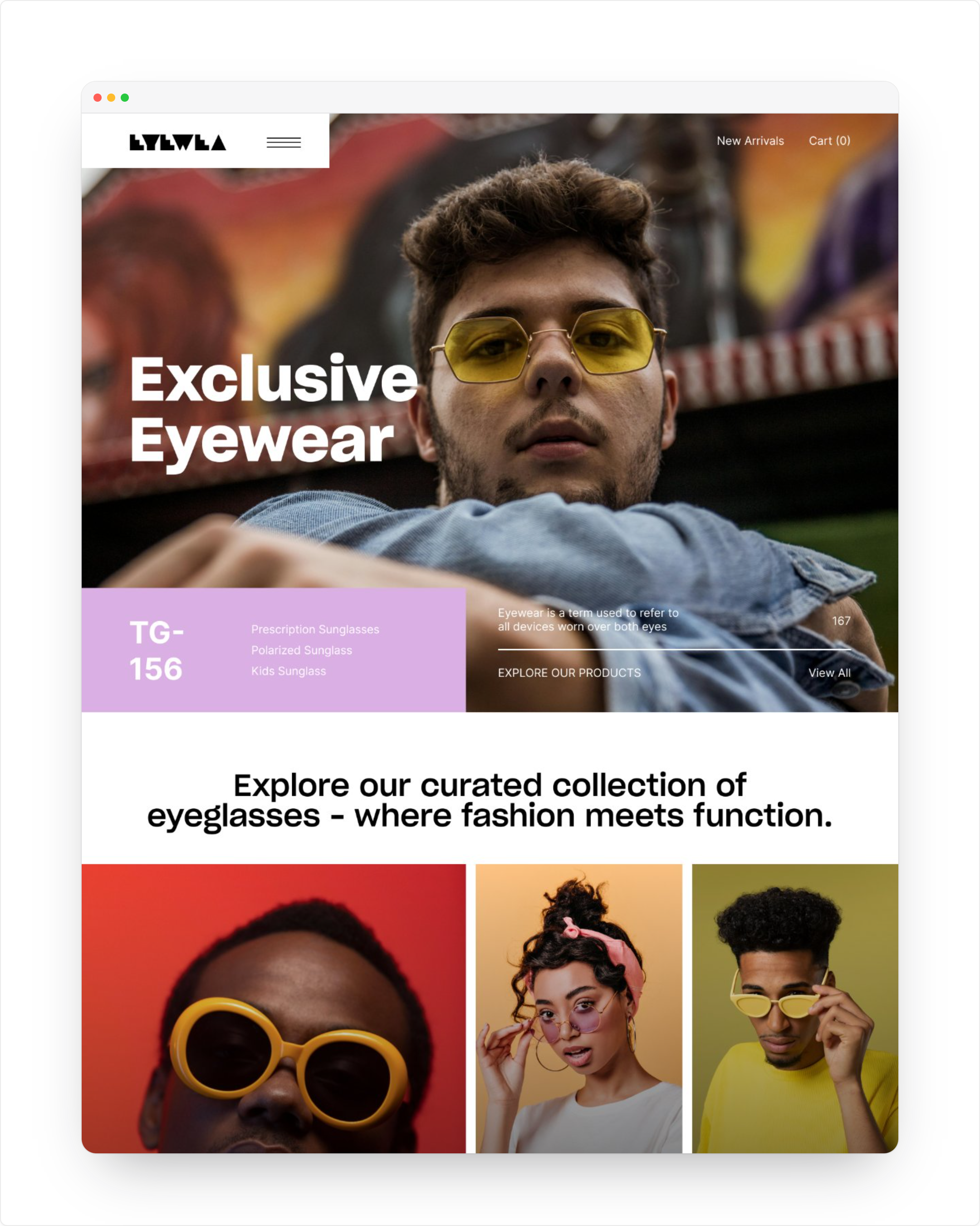 Eyewea store concept